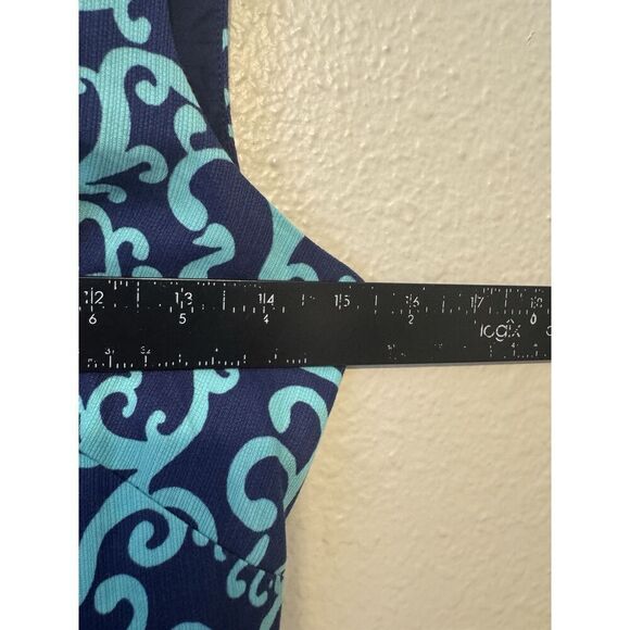 Women's Lilly Pulitzer Delia Pink Blue Fountain Hopping Sleeveless Shift Dress 0 - Picture 4 of 7